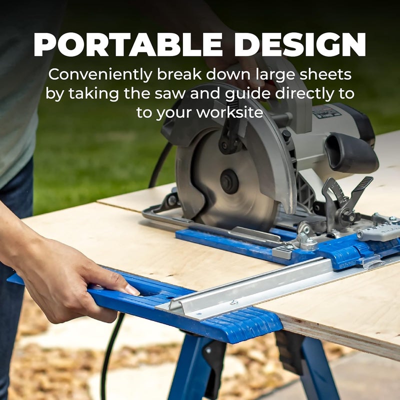 Kreg دليل المنشار الدائري KMA2685 - أداة قطع - الدليل هو الأفضل للمنشار الدائري العادي (شفرة جانبية) - تأكد من التوافق قبل الاستخدام - أدوات النجارة لتحسين المنزل - Image 3